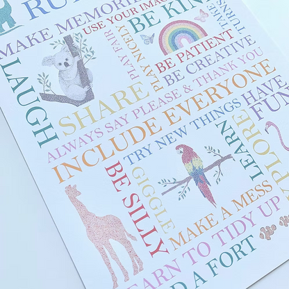 Playroom Rules