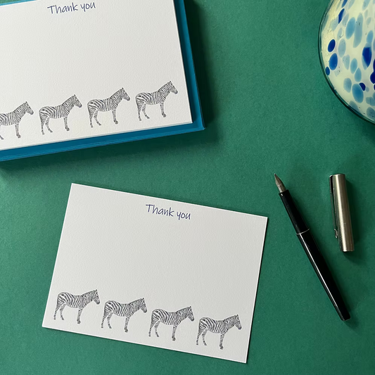 Zebra Notecards
