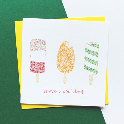 Ice Lolly card