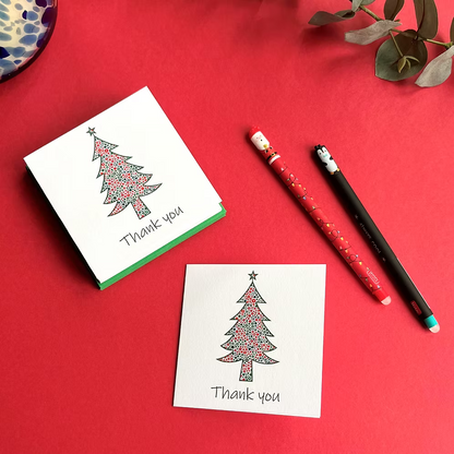 Mini Christmas Thank You cards