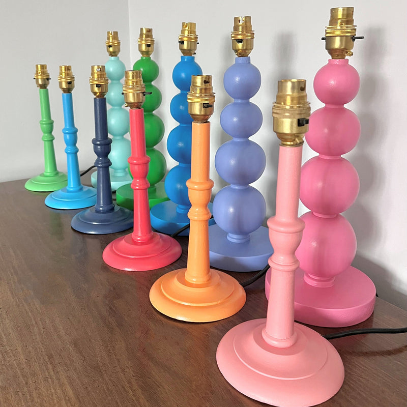 Large Bobble Wooden Lamp Bases