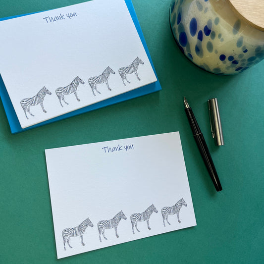 Zebra Notecards