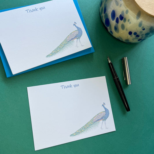 Peacock Notecards