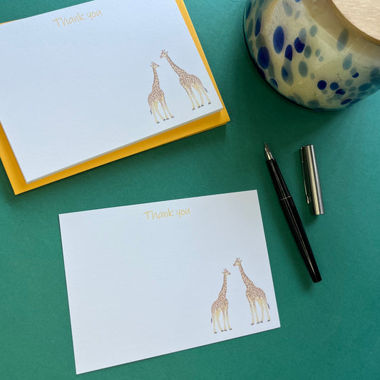Giraffe Notecards