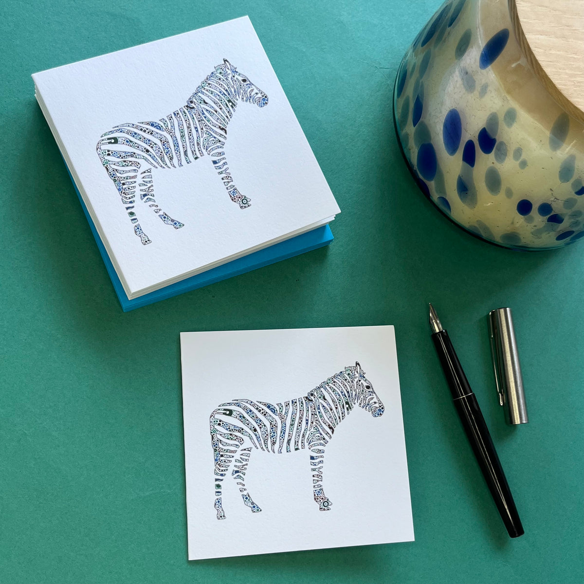 Zebra mini cards