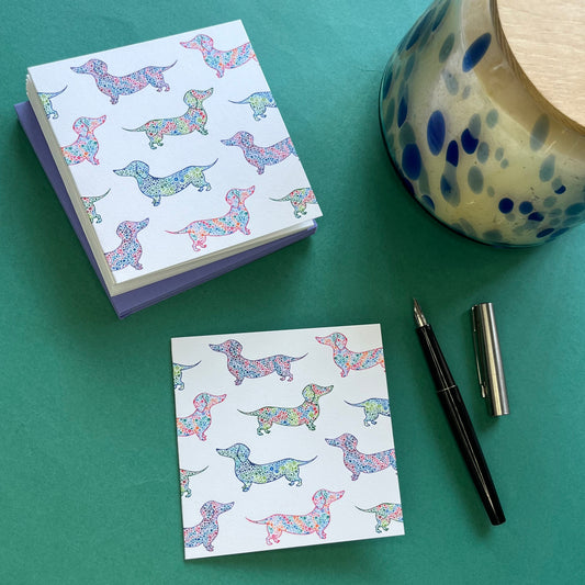 Dachshund mini cards